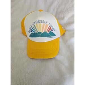 New Grom Squad Toddlers Trucker Hat Cap Slow Yourself Down Yellow 6-18 Months